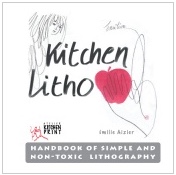 Kitchen Litho on aluminium foil – English version paper, black & white