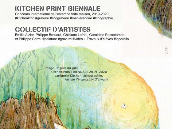 EXPOSITION KiTCHEN PRiNT BiENNALE, peintures & gravures de cinq artistes lorrains, livres d’artistes lycéens.