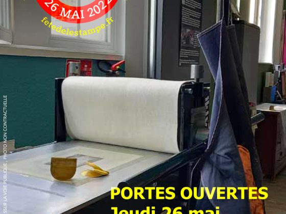 Fête de l’estampe, Portes Ouvertes de l’atelier !