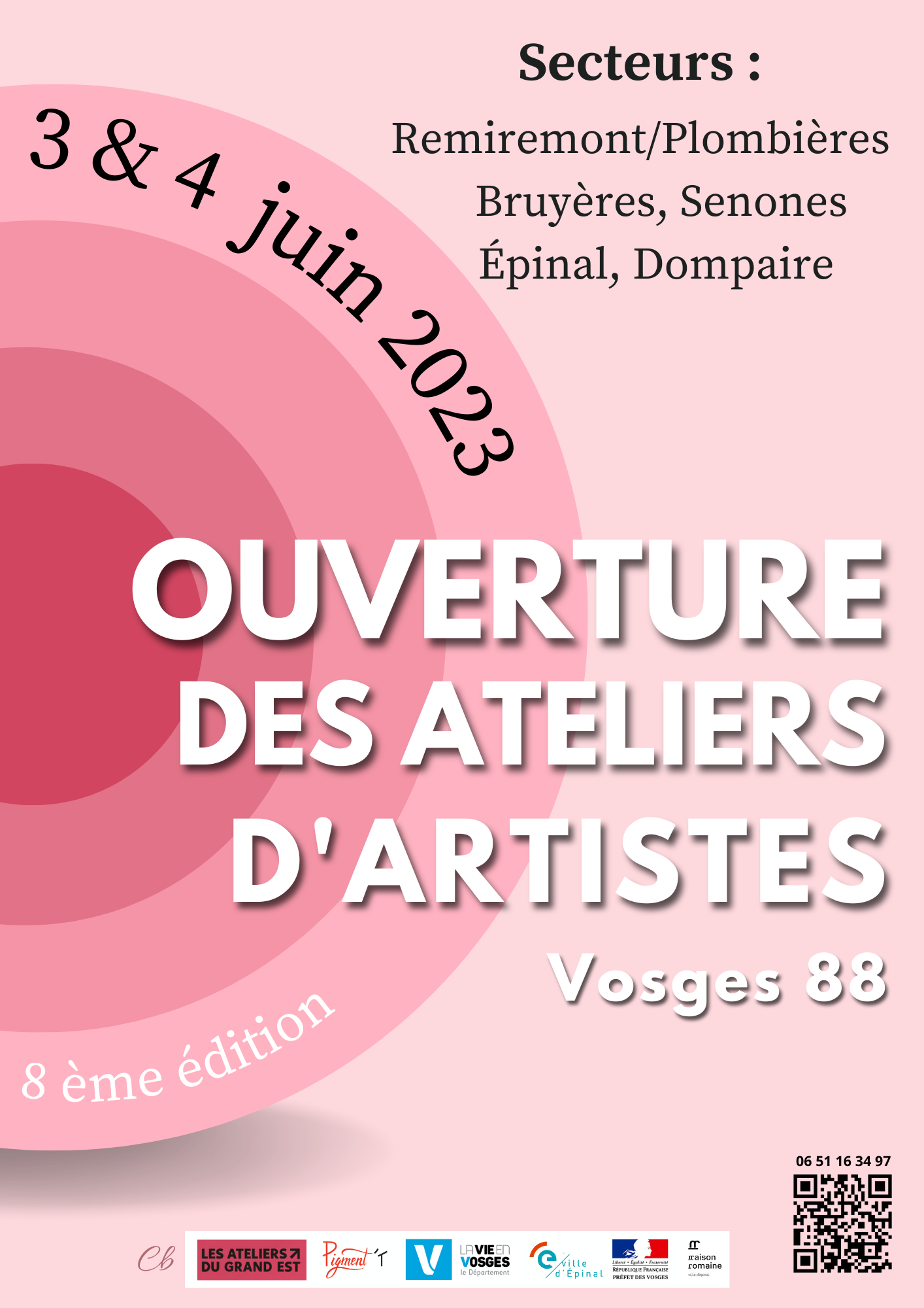 Portes ouvertes de l’atelier les 03 & 04 juin 2023