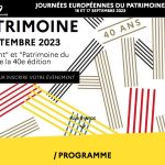 Journées du Patrimoine les 16 & 17 septembre 2023