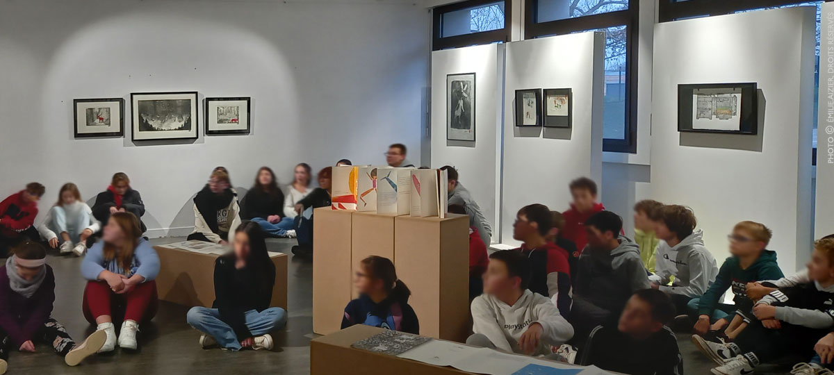 Exposition d’Art-Émilion au Collège Barrès à Charmes