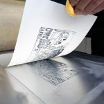 Édition d’estampes en Kitchen lithographie & pochoir à l’atelier