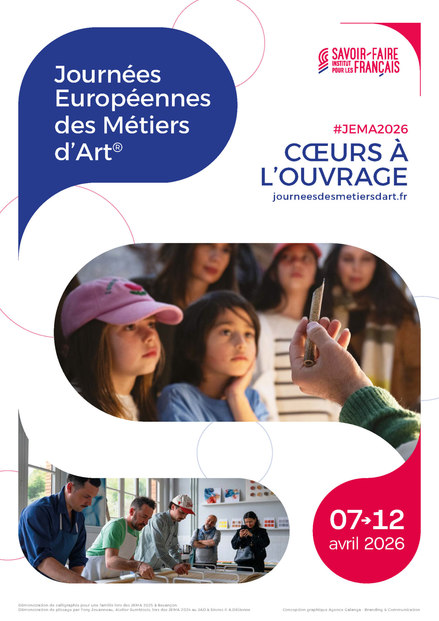 JEMA 2026 – Journées Européennes des Métiers d&rsquo;Art à l&rsquo;atelier les 11 & 12 avril