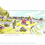 Une nouvelle estampe « Bouzey rivages » éditée et imprimée à l&rsquo;atelier Kitchen PRINT