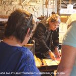Retour sur les journées de démonstrations typo et pochoir à l&rsquo;imprimerie du Poirier de Xaronval Village 1900 avec « Son Altesse de Lorraine »
